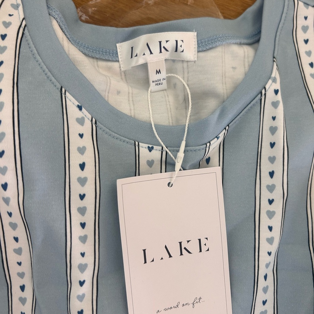 NWT Lake Pajamas - Long Sleeve/Shorts - Size M